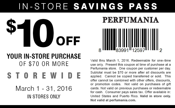 Perfumania coupons & promo code for [May 2024]