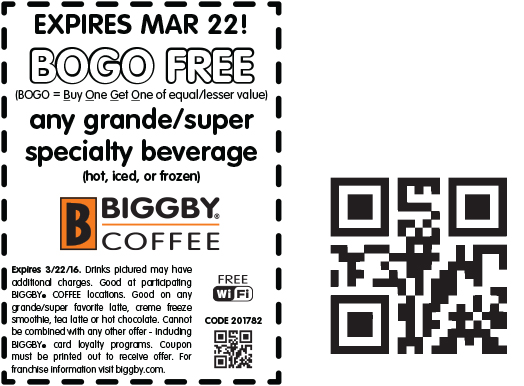 Biggby Coffee coupons & promo code for [April 2024]