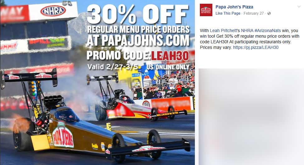Papa Johns Coupon April 2024 30% off at Papa Johns pizza via promo code LEAH30