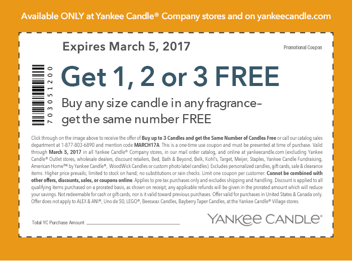 Yankee Candle July 2021 Coupons and Promo Codes 🛒