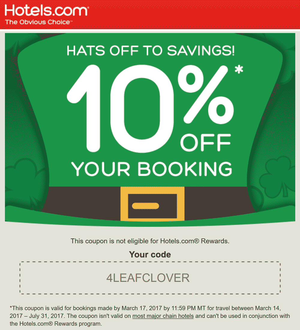 Hotels.com coupons & promo code for [May 2024]
