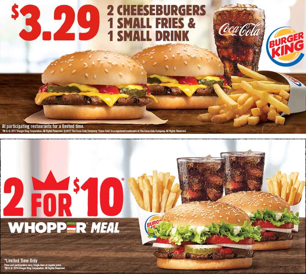 Burger King coupons & promo code for [March 2025]