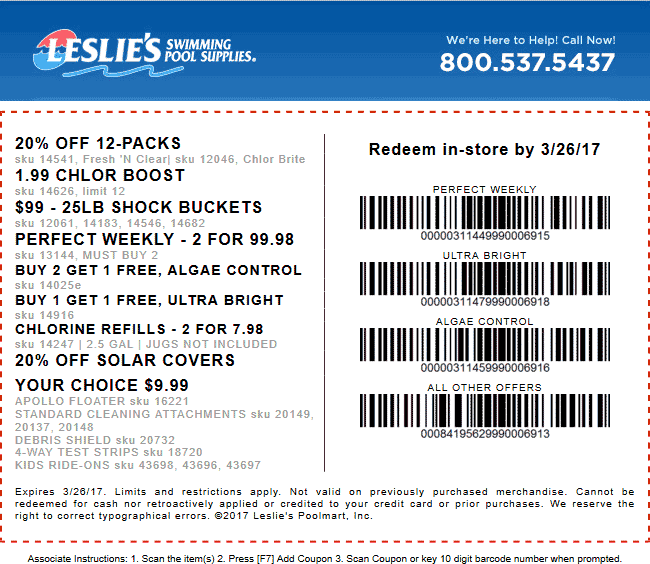 Leslies coupons & promo code for [May 2024]