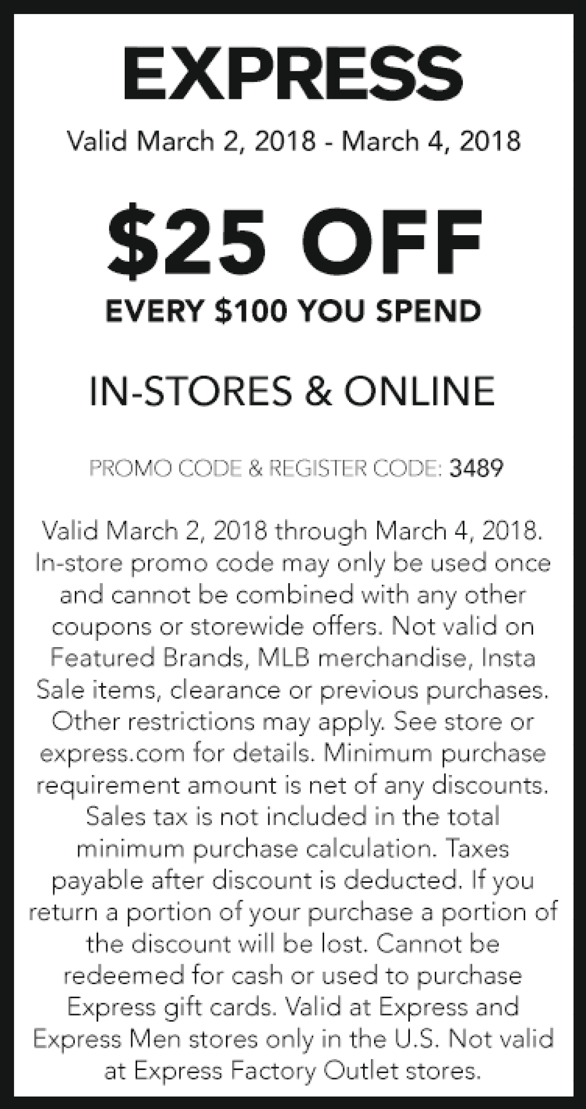 Express coupons & promo code for [April 2024]