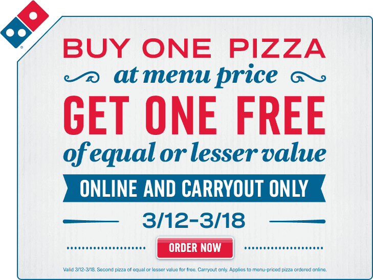Dominos coupons & promo code for [April 2024]