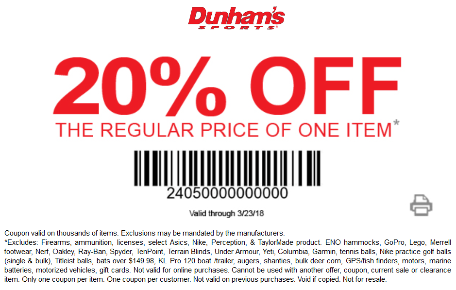 Dunhams Sports coupons & promo code for [April 2024]