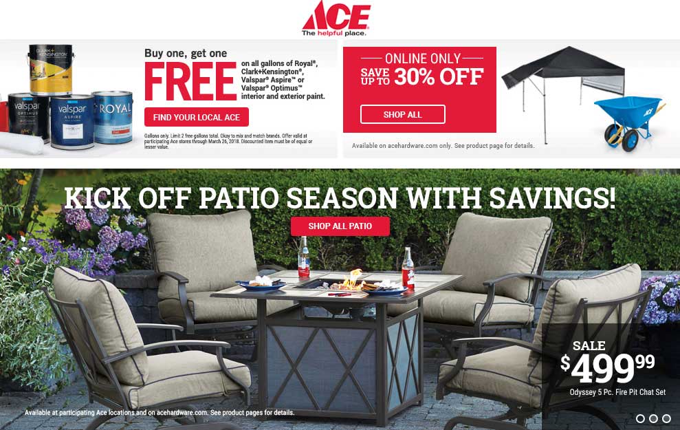 Ace Hardware coupons & promo code for [April 2024]