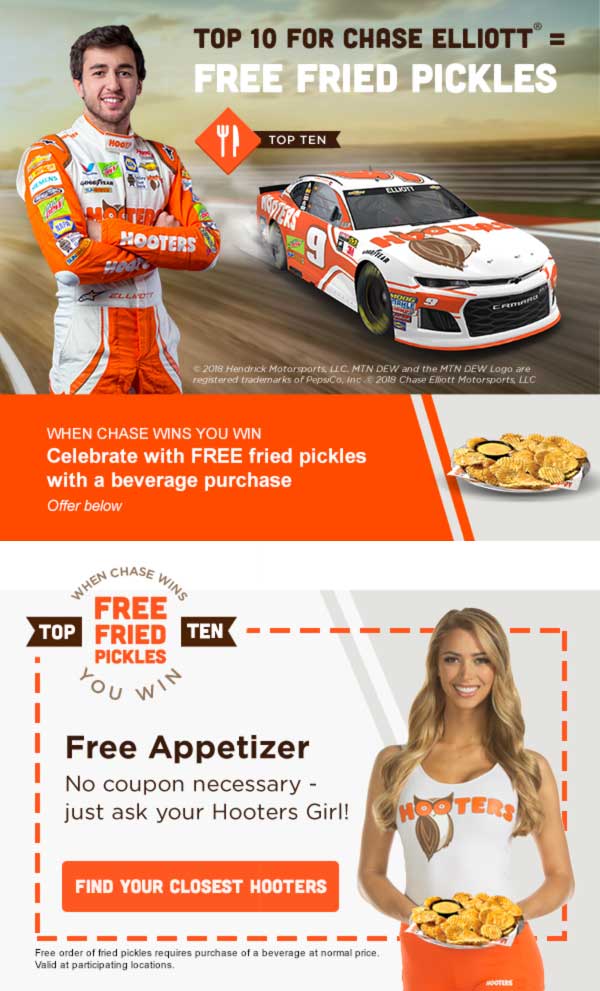 Hooters coupons & promo code for [April 2024]