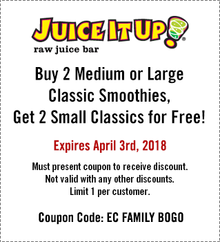 Juice It Up Coupon April 2024 4-for-2 on smoothies at Juice It Up