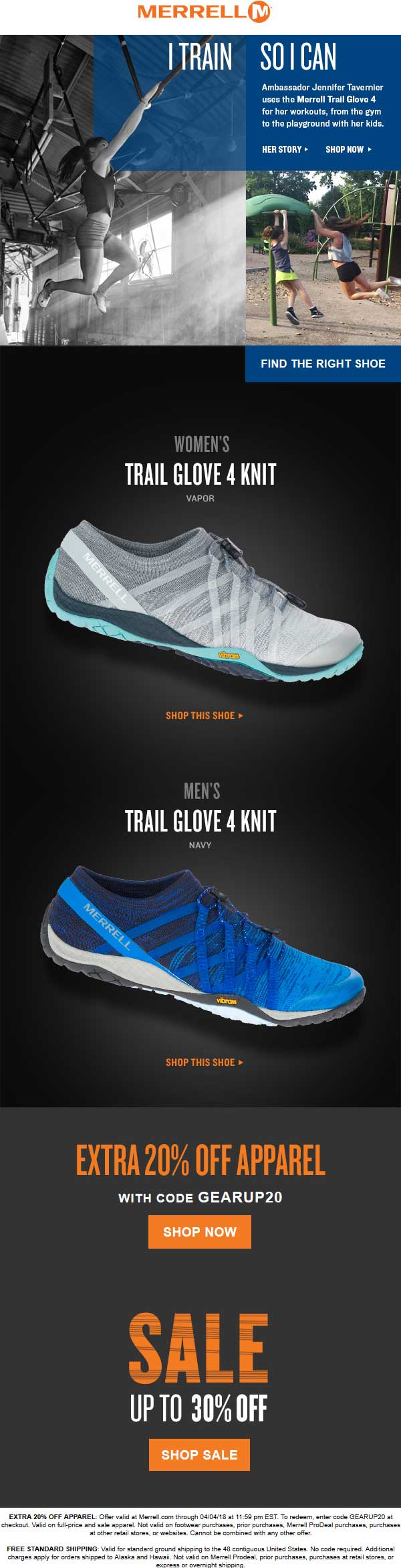 Merrell September 2020 Coupons and 