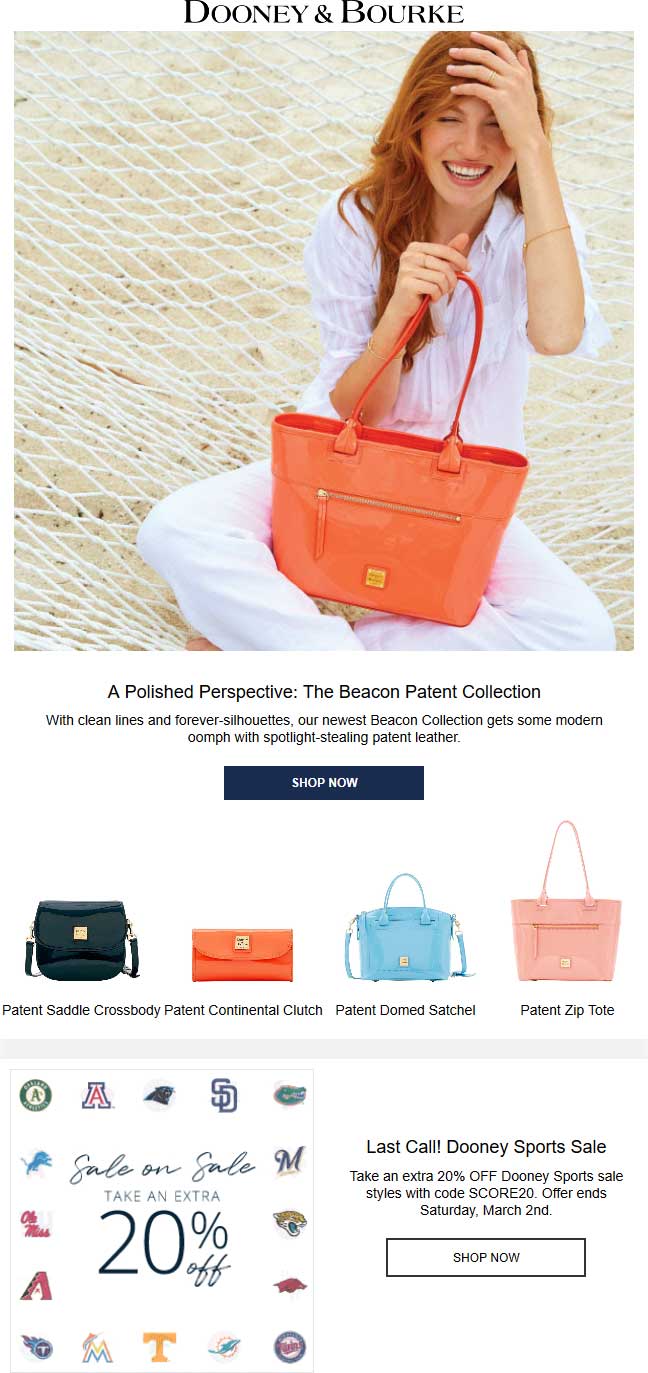 Dooney & Bourke coupons & promo code for [May 2022]