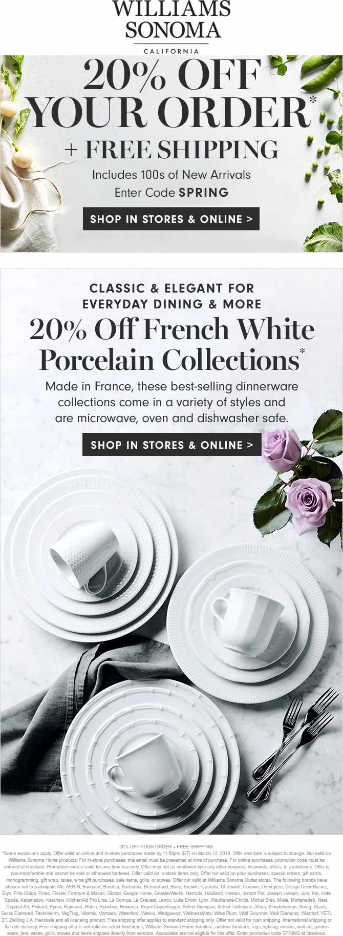 Williams Sonoma coupons & promo code for [May 2022]