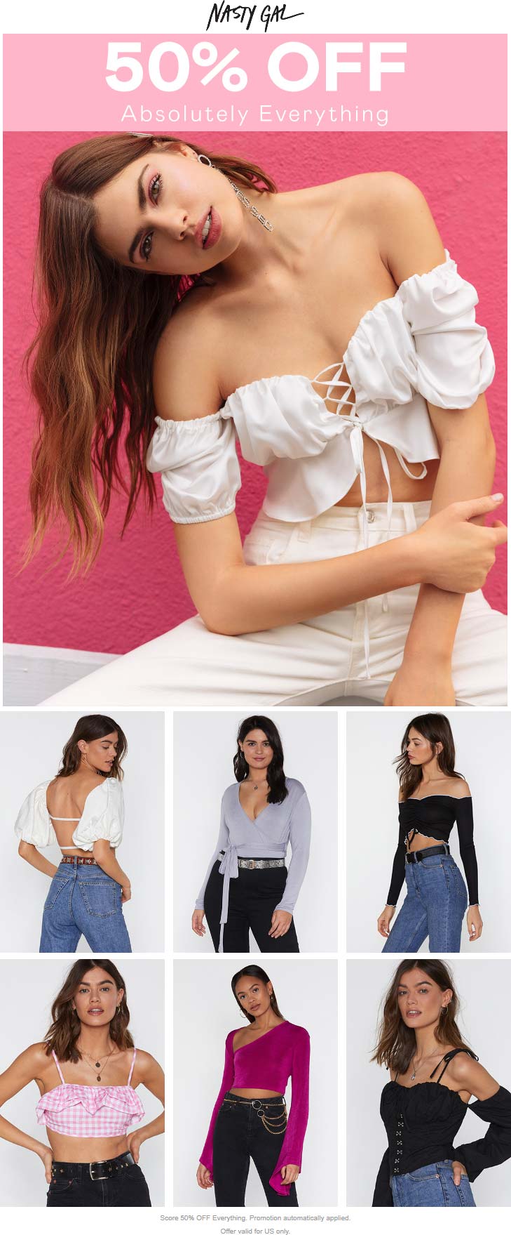 Nasty Gal coupons & promo code for [January 2022]