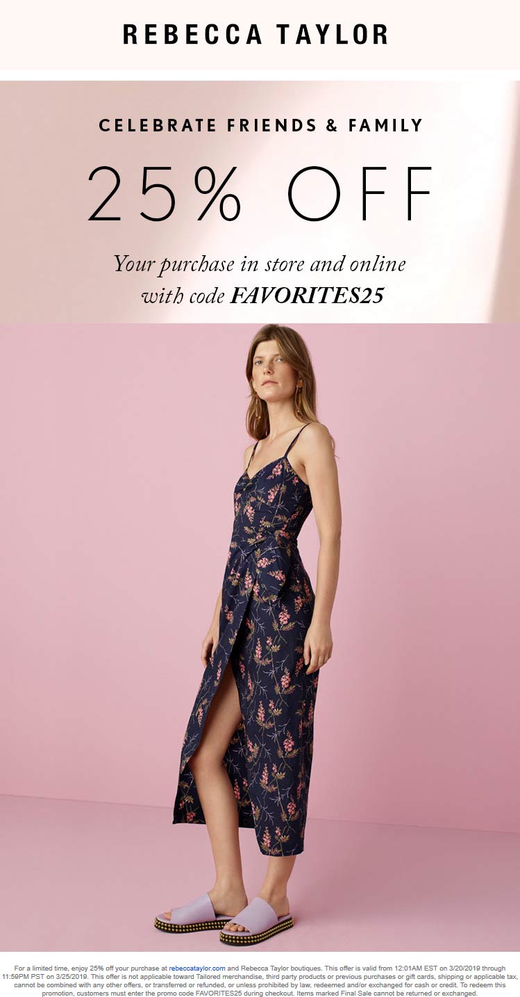Rebecca Taylor coupons & promo code for [September 2022]