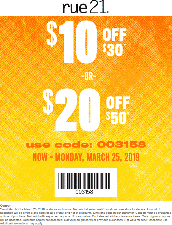 Rue21 coupons & promo code for [May 2022]