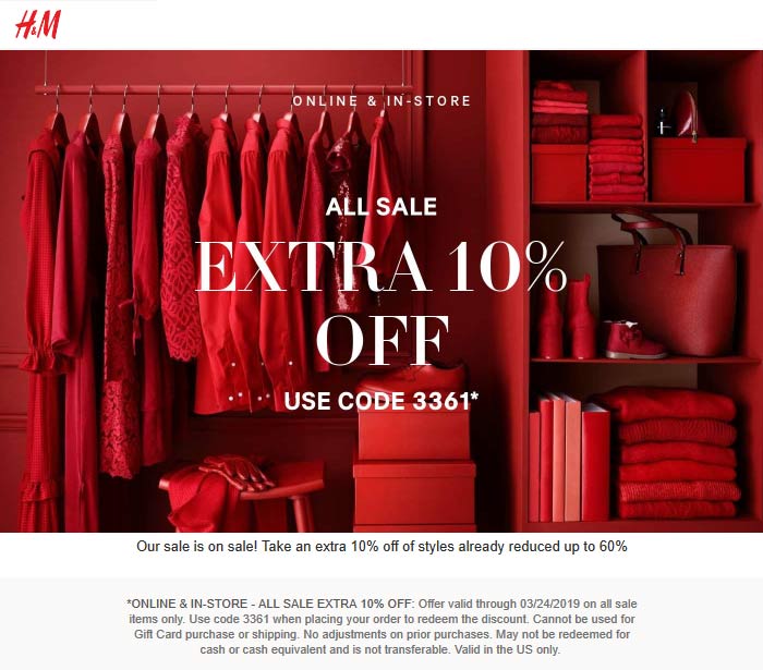 H&M coupons & promo code for [October 2022]
