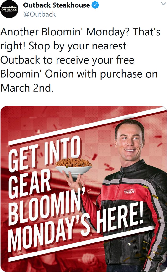 Outback Steakhouse coupons & promo code for July 2025