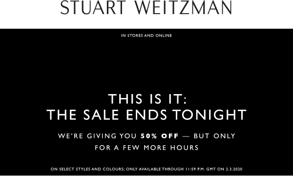 Stuart Weitzman coupons & promo code for July 2025