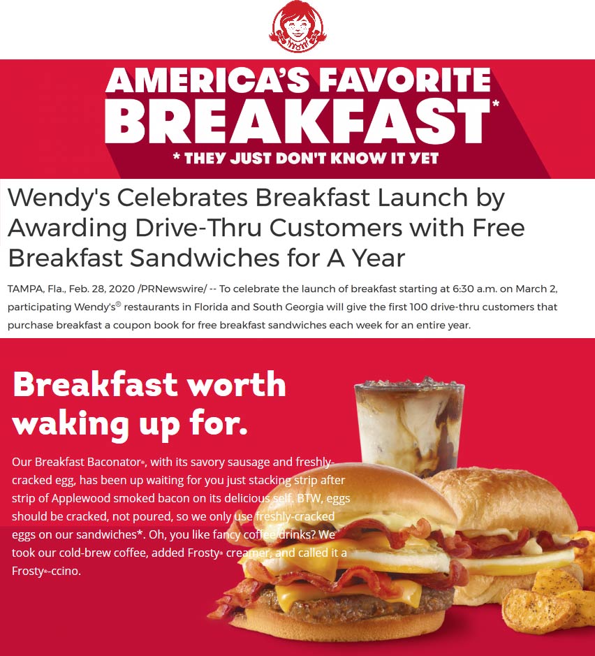 Wendys coupons & promo code for [May 2022]