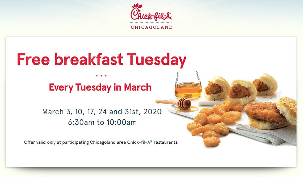 Chick-fil-A coupons & promo code for [January 2022]