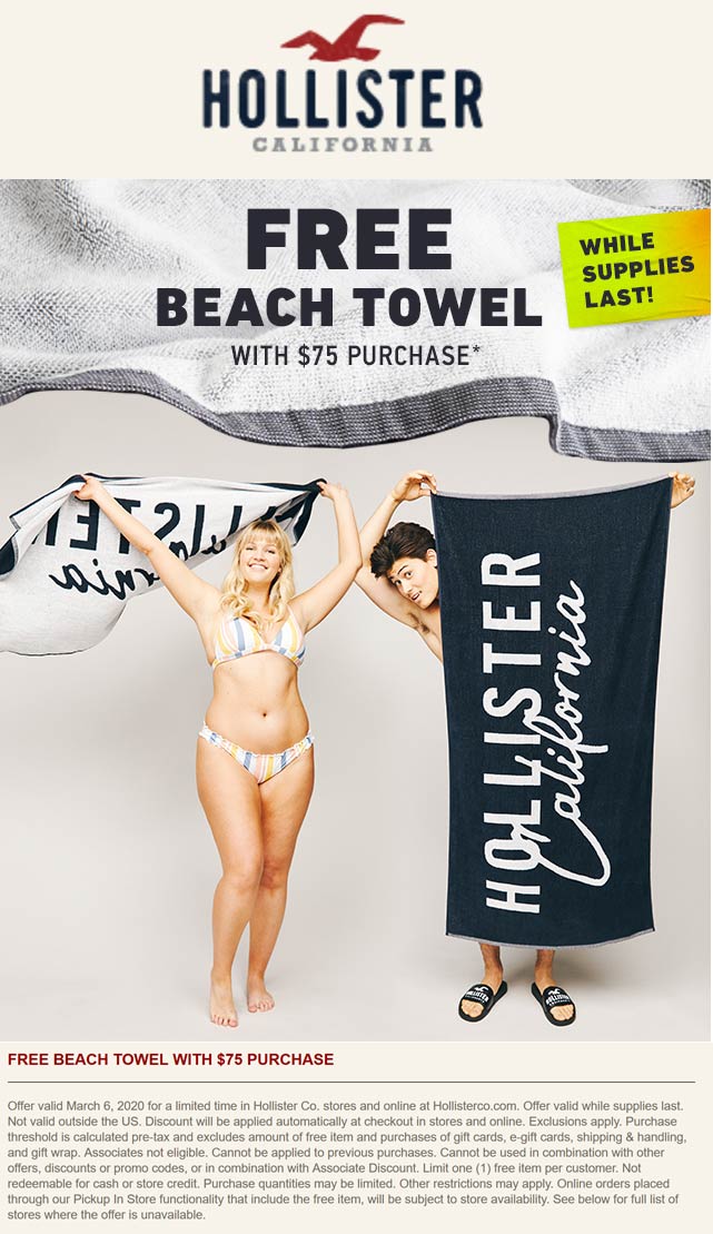 Hollister coupons & promo code for [June 2022]