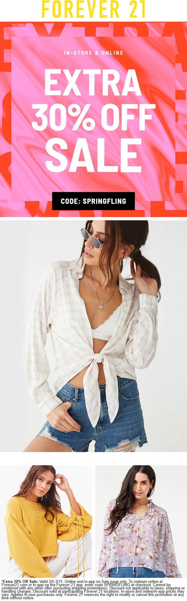 Forever 21 coupons & promo code for [September 2022]