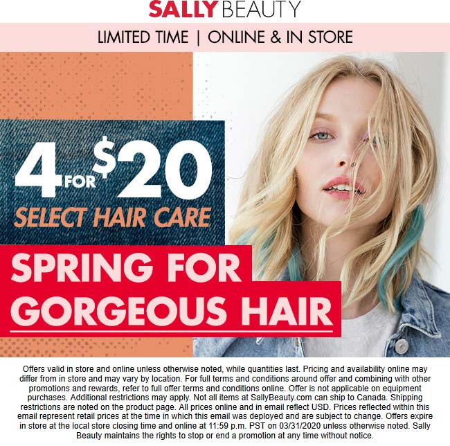Sally Beauty coupons & promo code for [February 2024]