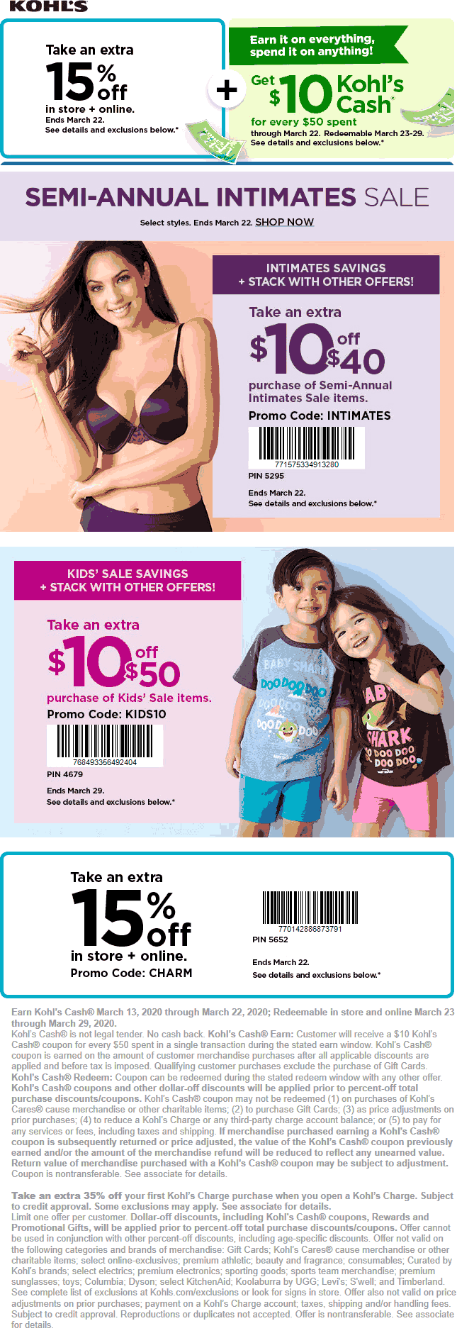 Kohls coupons & promo code for July 2025