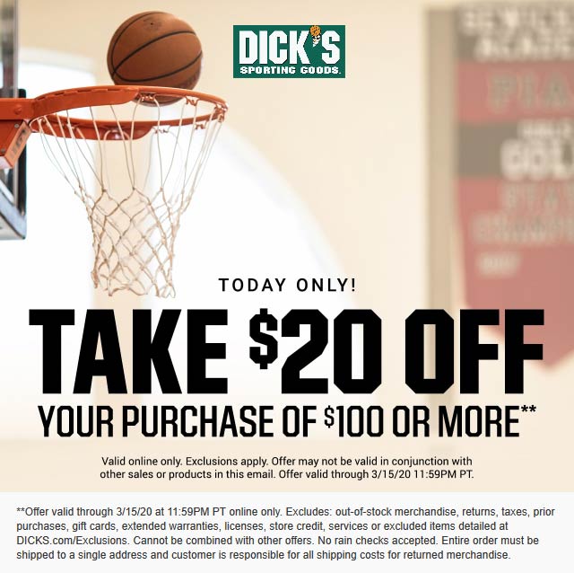 Dicks coupons & promo code for [December 2022]