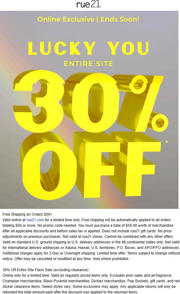 Rue21 coupons & promo code for July 2025
