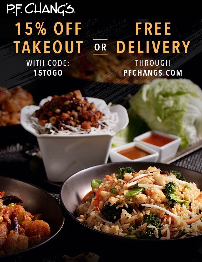P.F. Changs coupons & promo code for [September 2022]