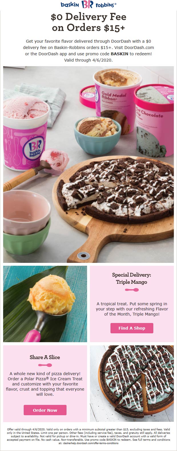 Baskin Robbins February 2024 Coupons and Promo Codes 🛒