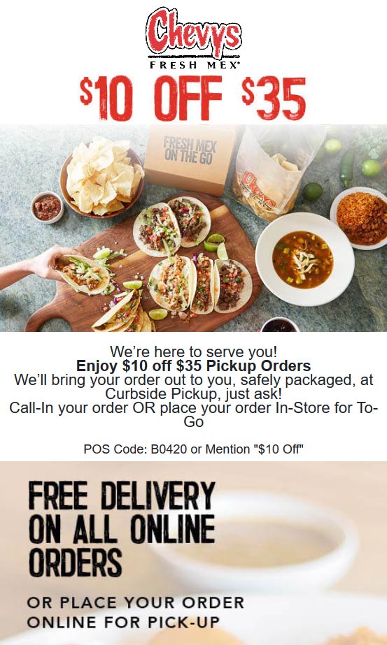 Chevys coupons & promo code for [April 2025]