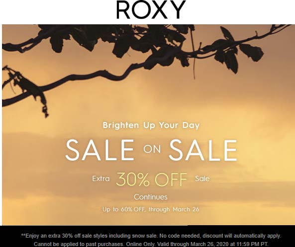 Roxy coupons & promo code for June 2025
