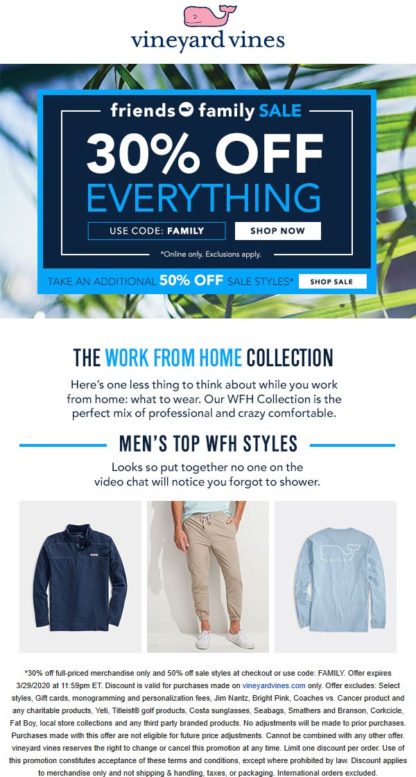 Vineyard Vines coupons & promo code for [May 2022]