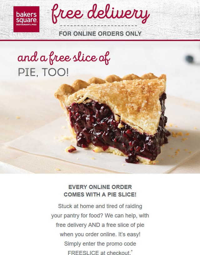 Bakers Square coupons & promo code for [December 2022]