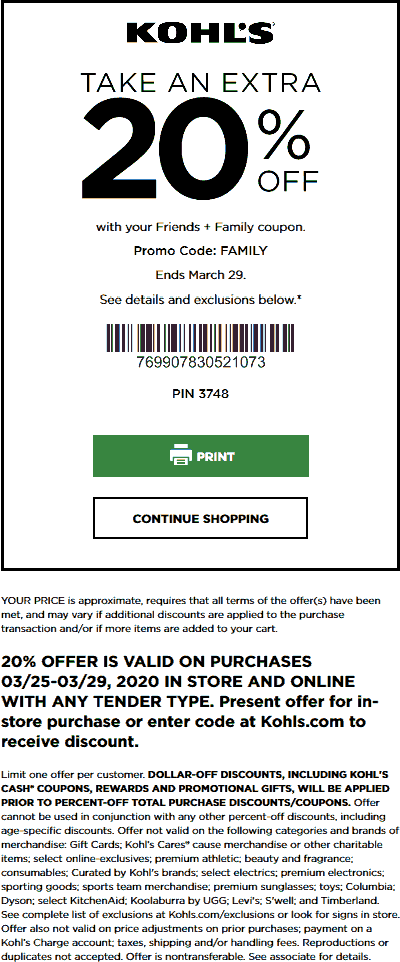 Kohls coupons & promo code for [May 2022]