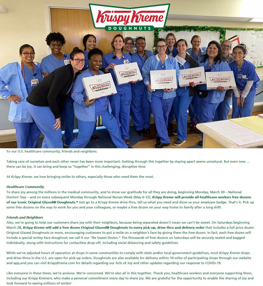 Krispy Kreme coupons & promo code for July 2025