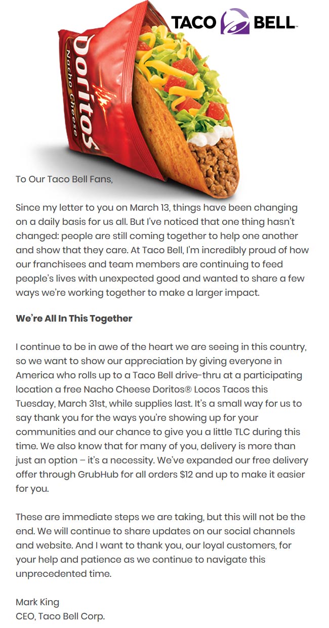 Taco Bell coupons & promo code for July 2025