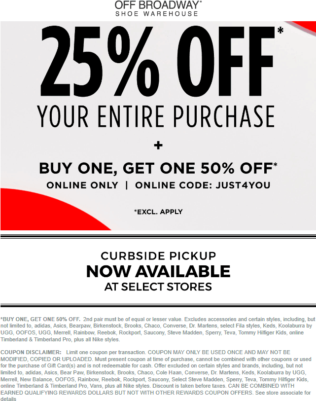 Off Broadway Printable Coupon Printable World Holiday