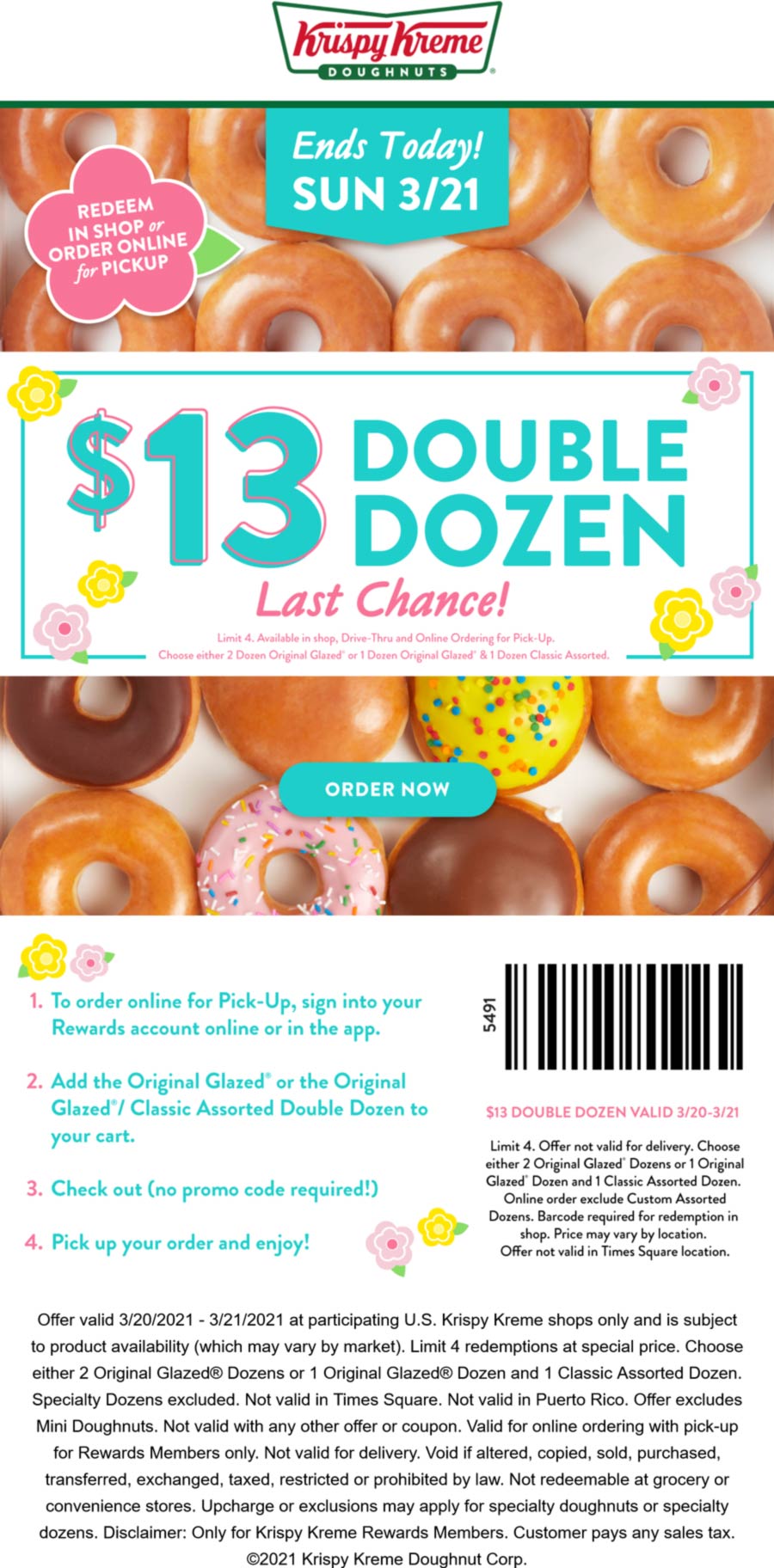 Krispy Kreme restaurants Coupon  $13 double dozen doughnuts today at Krispy Kreme #krispykreme 