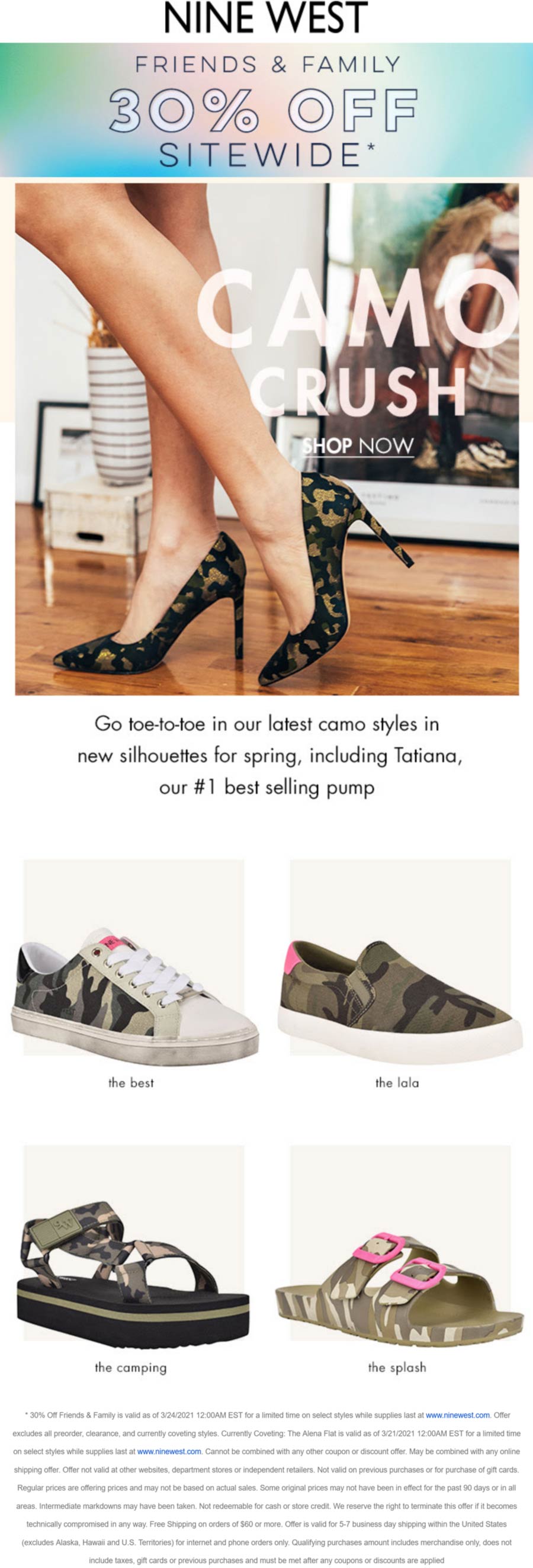 nine west shoes coupons