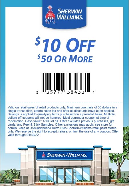 Sherwin Williams coupons & promo code for [February 2023]