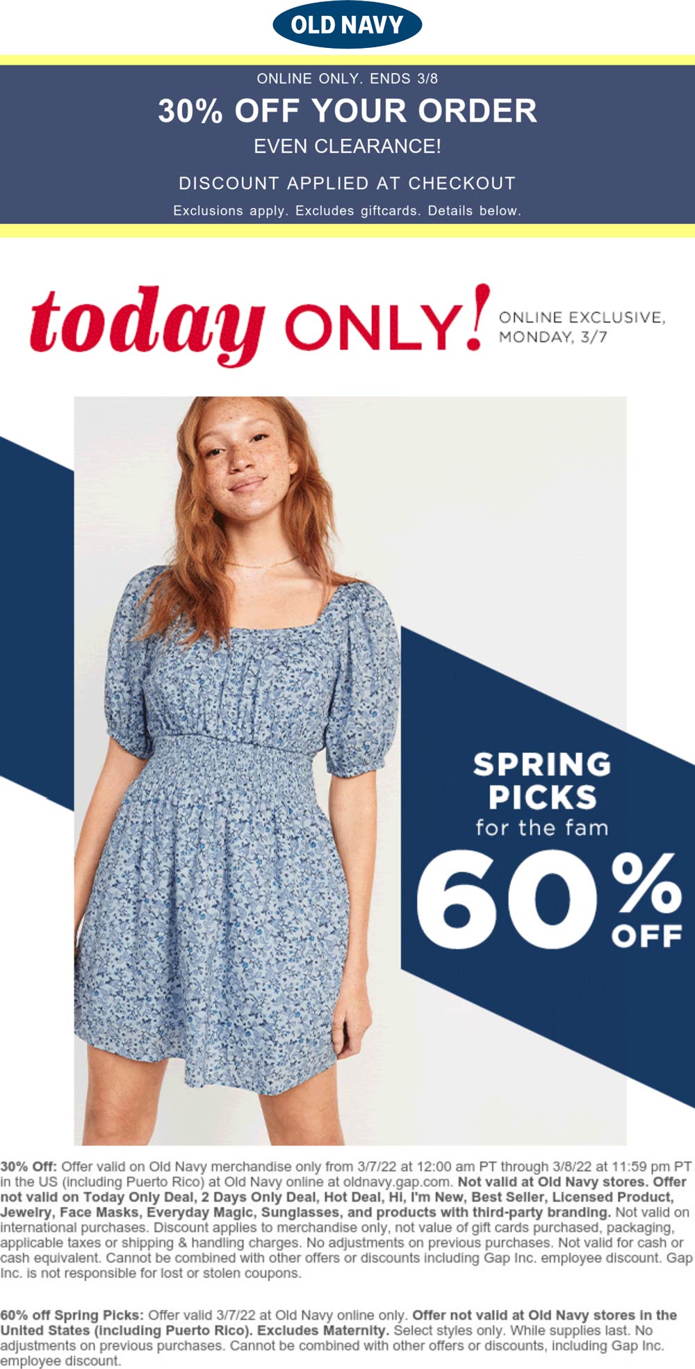 Old Navy stores Coupon  30% off online at Old Navy #oldnavy 