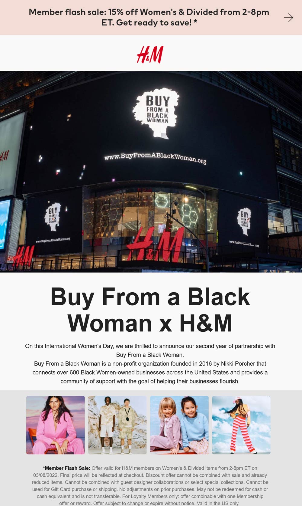H&M stores Coupon  15% off womens today 2-8p at H&M #hm 