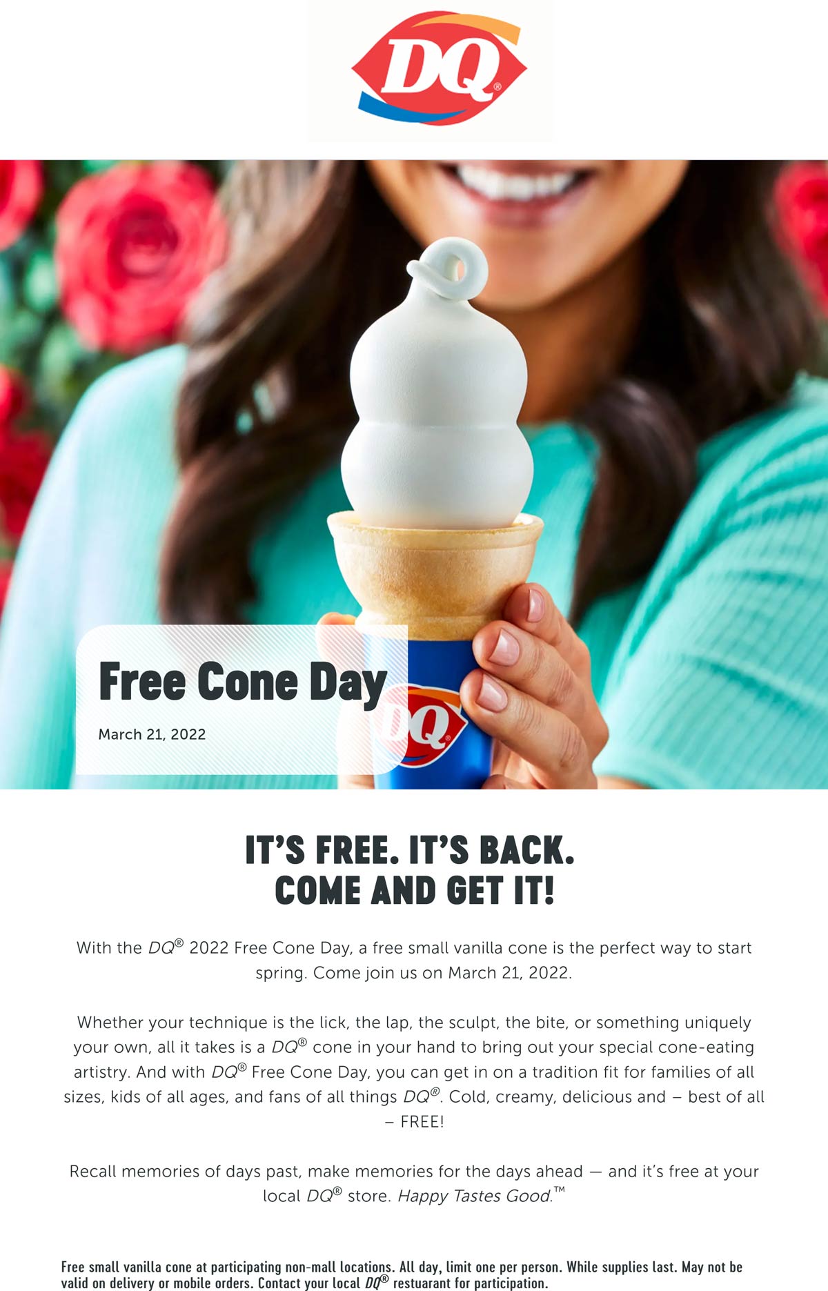 Dairy Queen restaurants Coupon  Free ice cream cone Monday at Dairy Queen #dairyqueen 