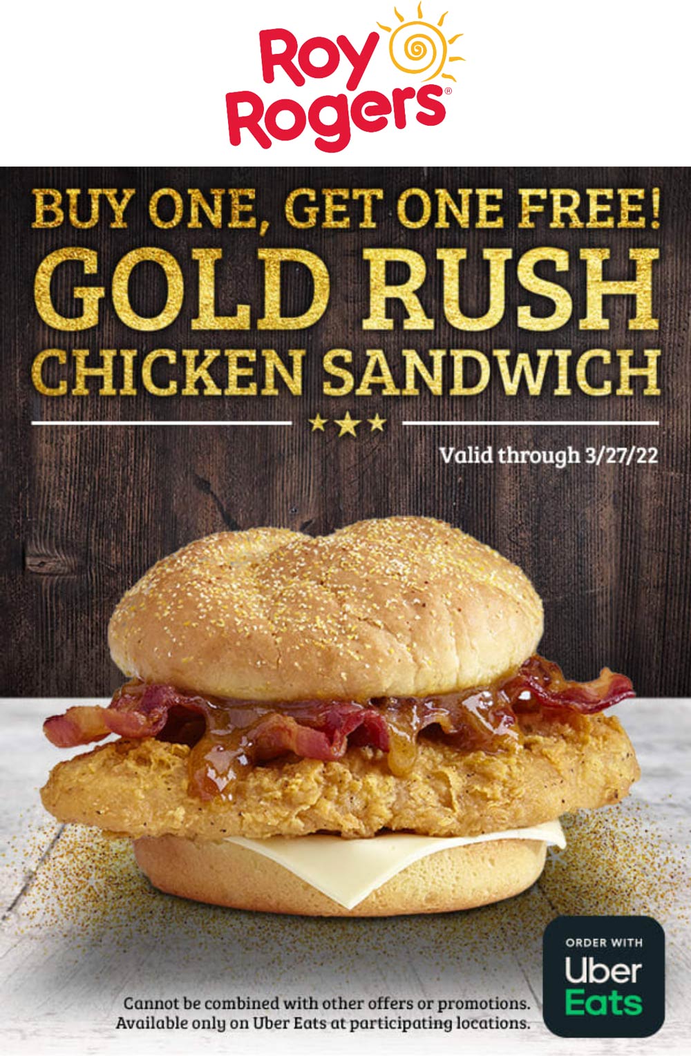 Roy Rogers restaurants Coupon  Second chicken sandwich free at Roy Rogers #royrogers 