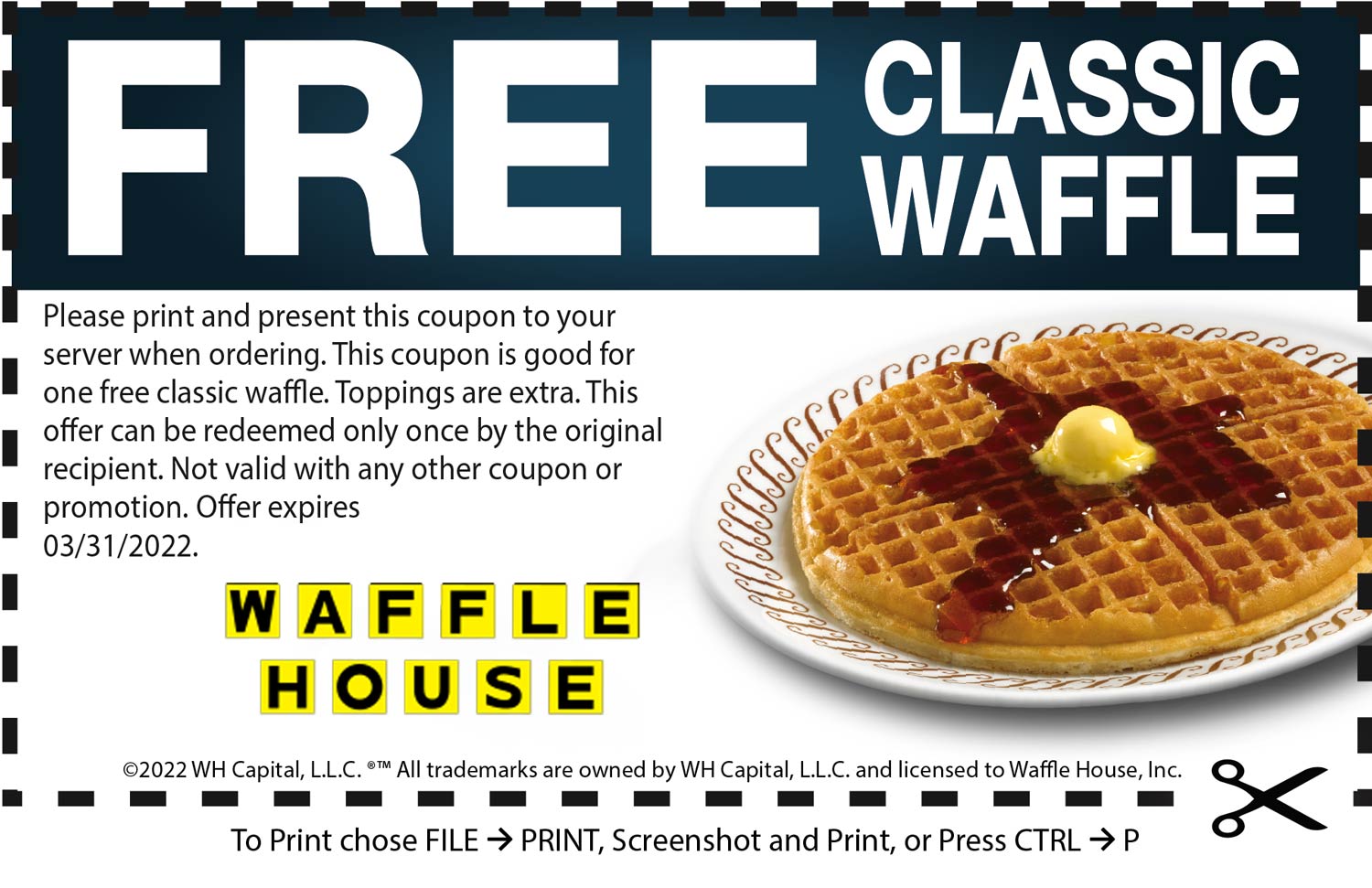 Waffle House coupons & promo code for [November 2022]