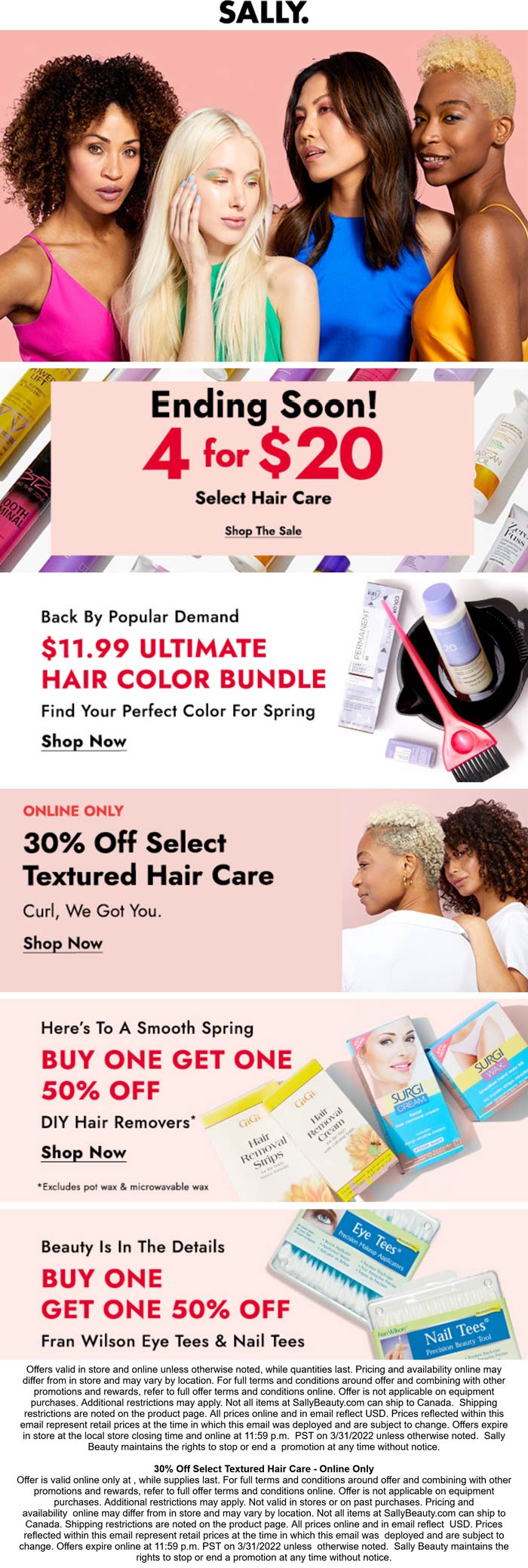 Sally stores Coupon  30% off textured hair care & more today at Sally Beauty #sally 