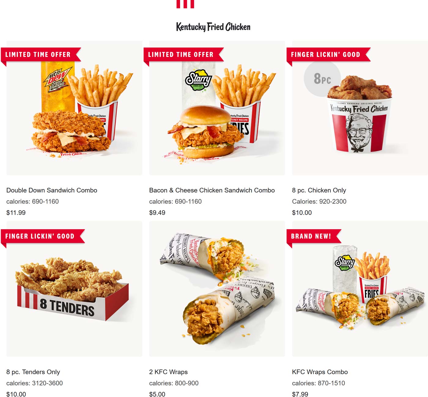 8pc chicken bucket for $10 at KFC #kfc | The Coupons App®